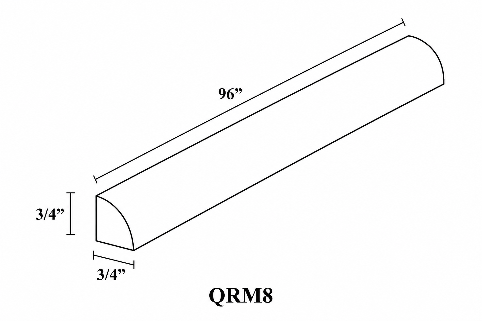 Quarter Round Molding