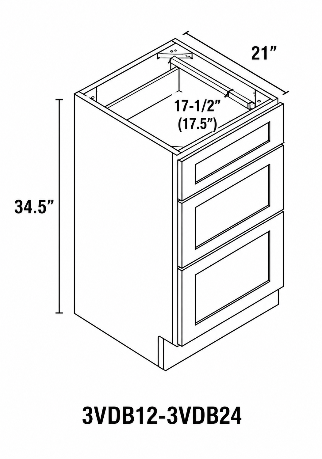 Vanity Drawer Bases