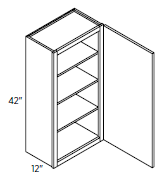 42" High Wall Single Doors