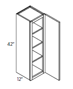 Wall Cabinet 12"W 42"H