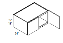 Wall Cabinet 36"W 12"H 24"D
