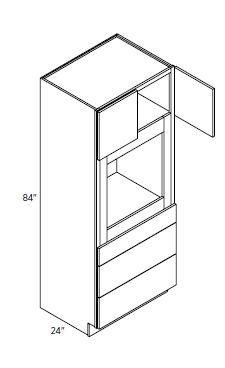 Oven Cabinet 33"W 84"H