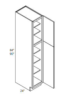 Pantry Cabinet 15"W 84"H