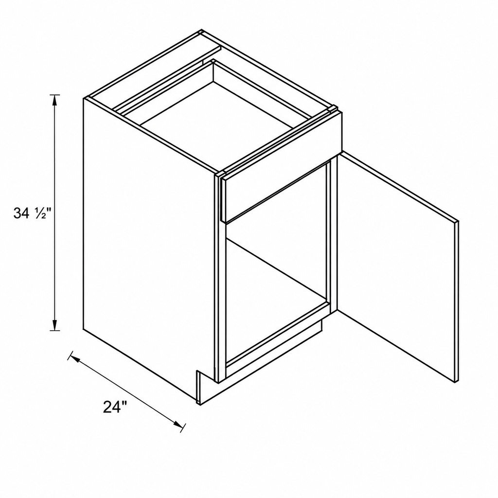 Base Cabinet 12"