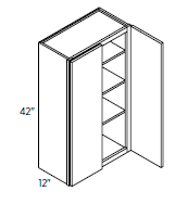 Wall Cabinet 24"W 42"H